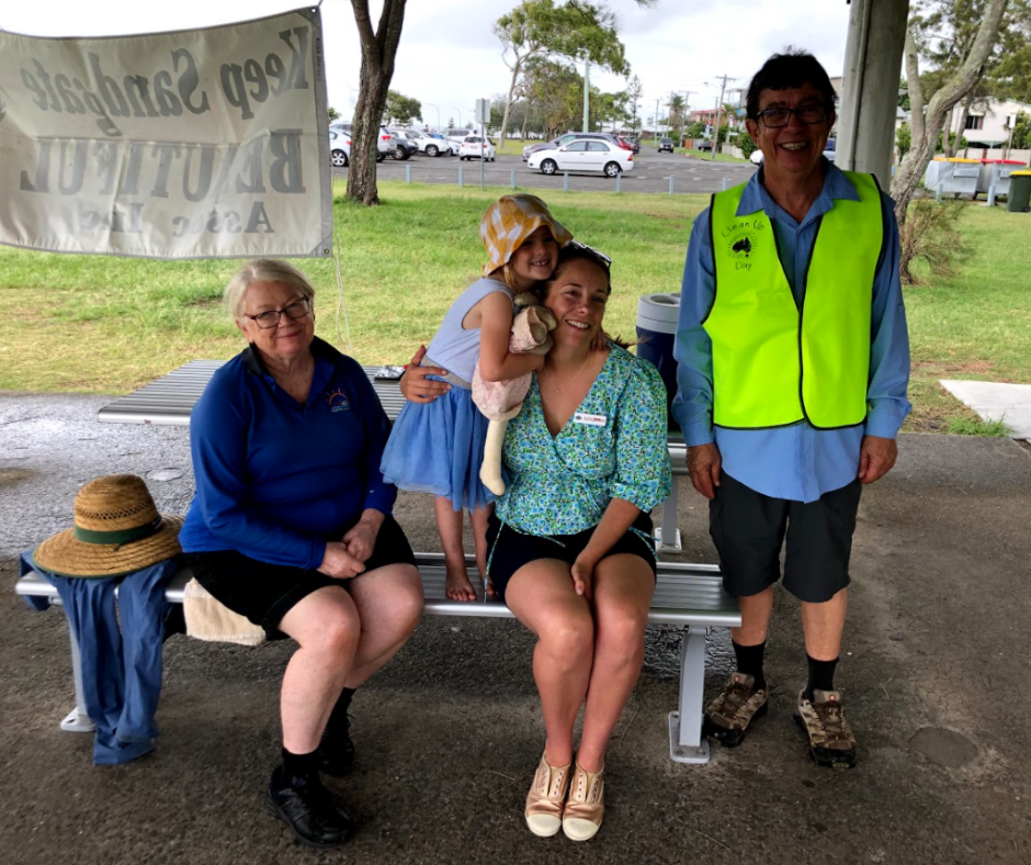 Linda and Neil from Keep Sandgate Beautiful Association.